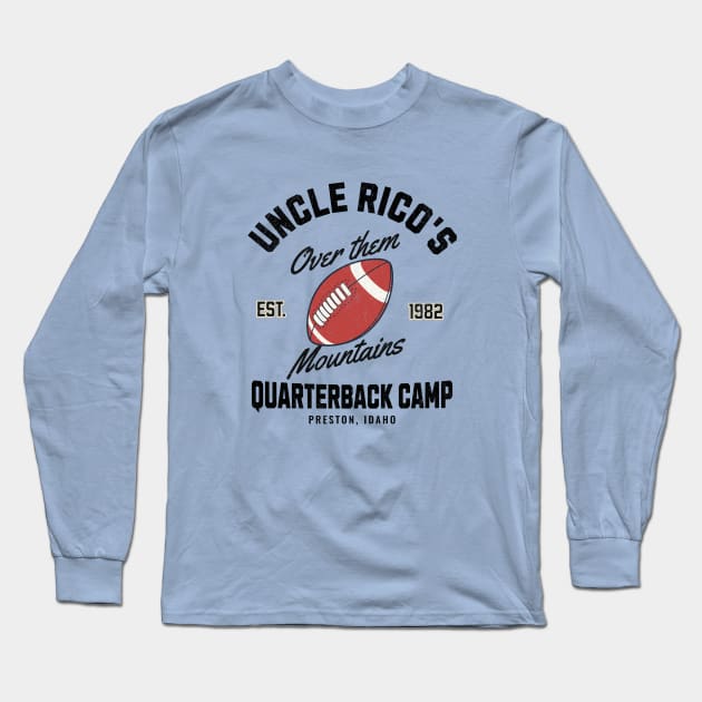 Uncle Rico's Quarterback Camp - Est. 1982 Long Sleeve T-Shirt by BodinStreet